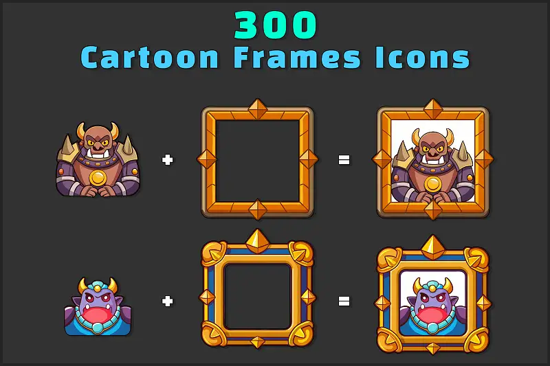 CartoonFramesIcons Asset Thumbnail