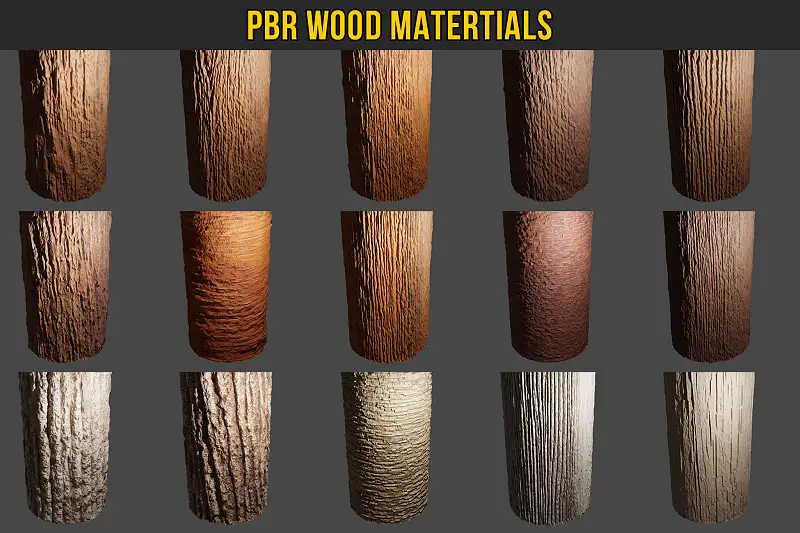 Wood PBR Materials Pack Asset Thumbnail