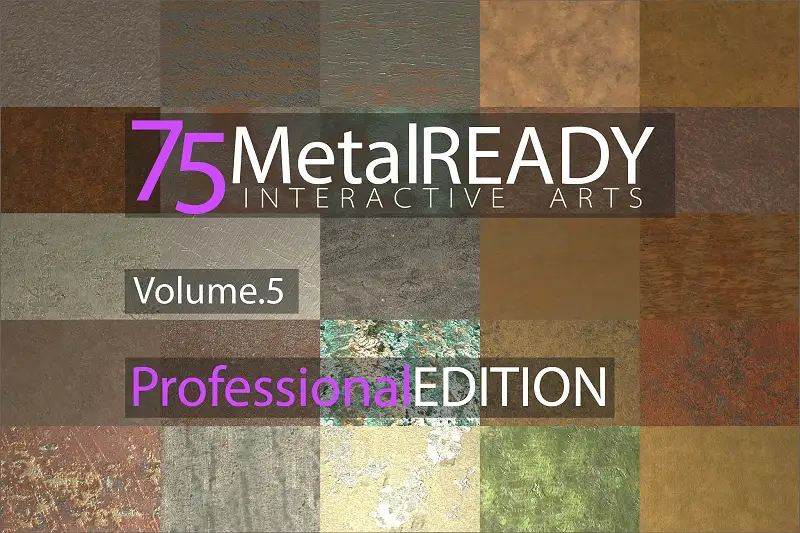 75 Metal Materials Ready, Volume. 5 Asset Thumbnail