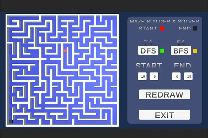 maze generator & solver Asset Thumbnail