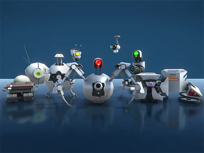 Bots and Turrets Sci-Fi Pack Asset Thumbnail