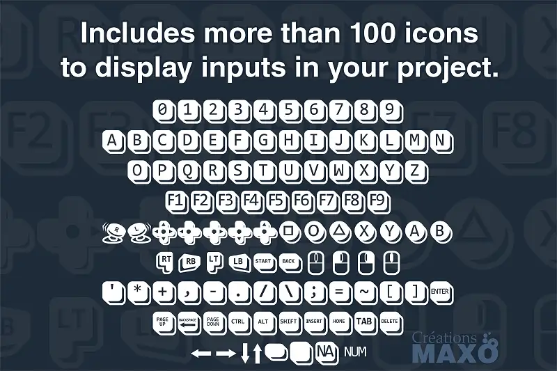 Creations Maxo Input Fonts A Asset Thumbnail