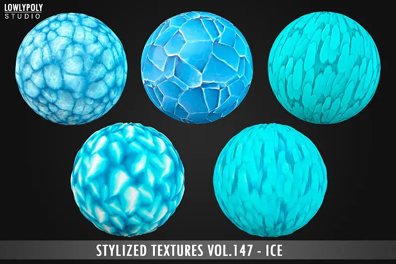 Ice Vol.147 - Stylized Textures Asset Thumbnail