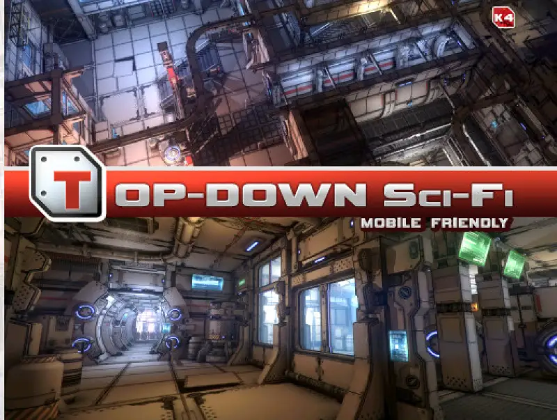 Top-Down Sci-Fi Asset Thumbnail