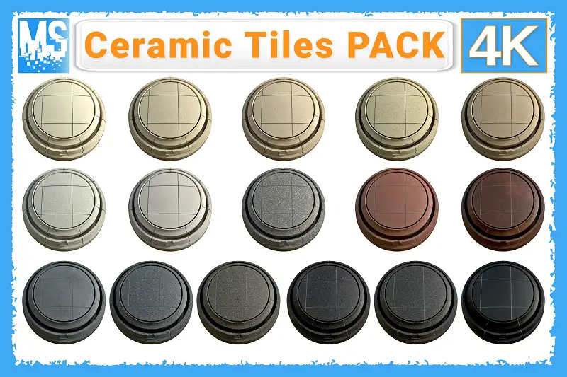 4K Ceramic Tiles PACK Asset Thumbnail