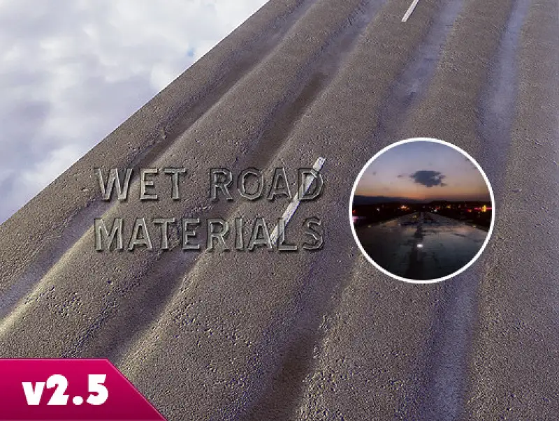 Wet Road Materials Asset Thumbnail