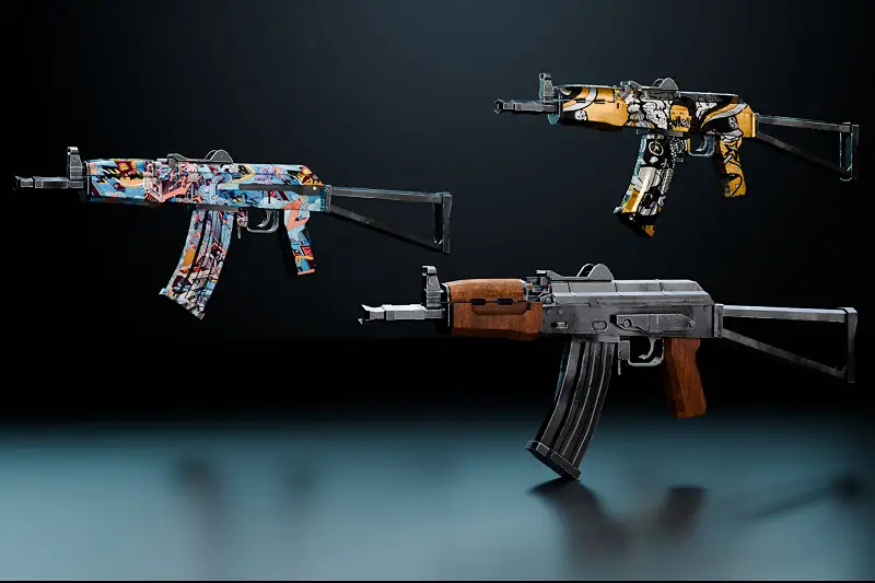 AK47 Lowpoly Asset Thumbnail