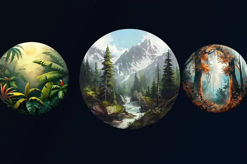 NHC - Rounded Biome Icons Asset Thumbnail