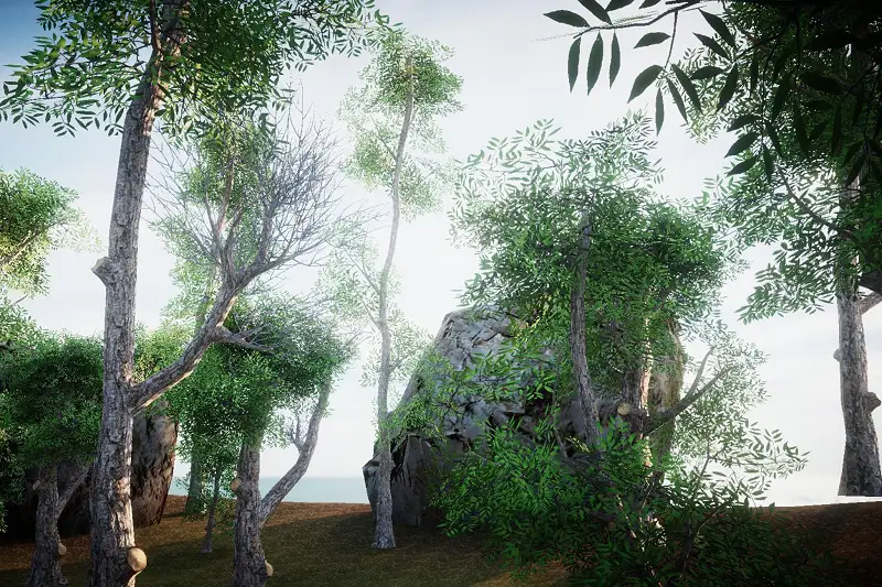 Realistic Tree Models for Unity Asset Thumbnail