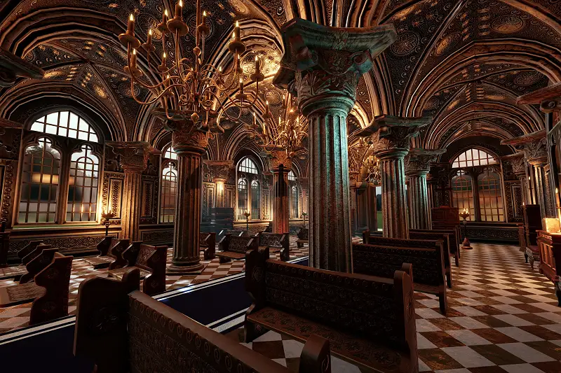 Modular Church Environment (URP) Asset Thumbnail