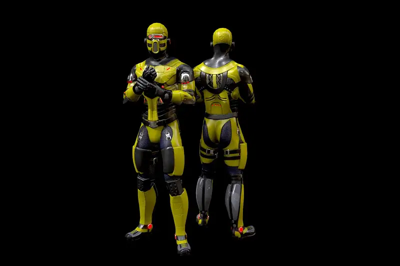 Sci-fi character 1 Asset Thumbnail