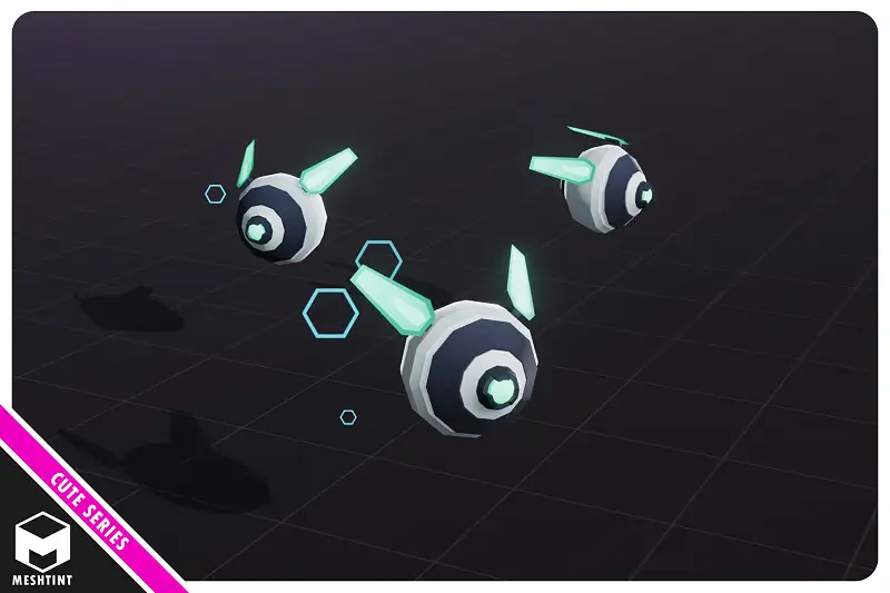 Grid Robot Cute Series Asset Thumbnail