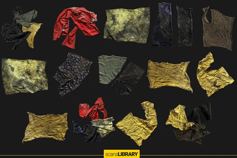 Dirty Cloth Scans Asset Thumbnail