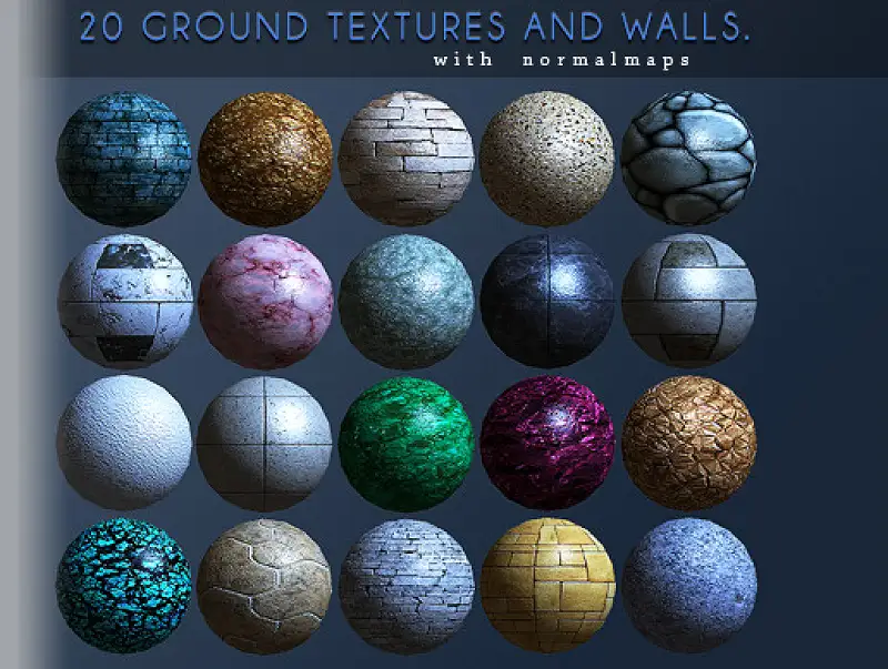 20 Ground Walls Materials Asset Thumbnail