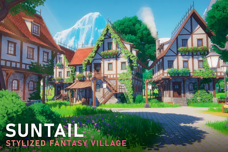 SUNTAIL - Stylized Fantasy Village Asset Thumbnail
