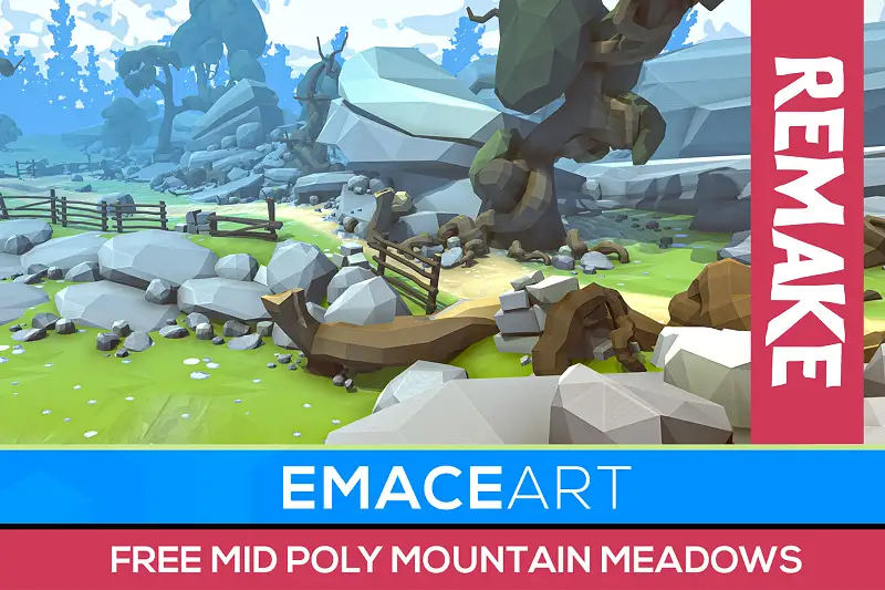 Remake - Stylized Meadows Mega Art Pack Asset Thumbnail