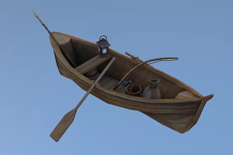 Rowboats + Fishing Equipment Asset Thumbnail