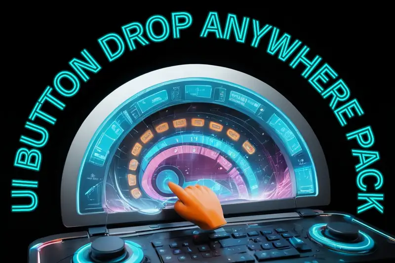 UI Button Drop Anywhere 3 in 1 Pack Asset Thumbnail