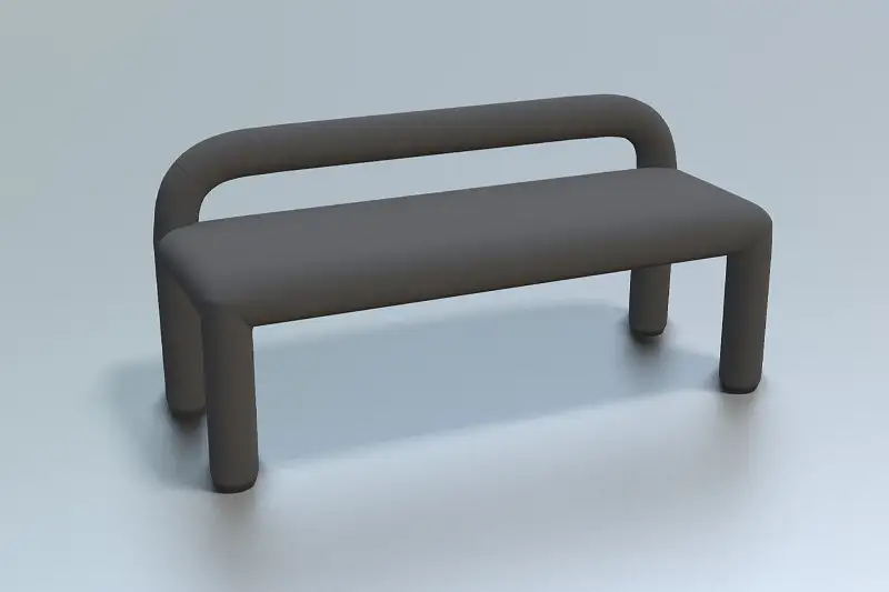 Dining Bench 001 Asset Thumbnail