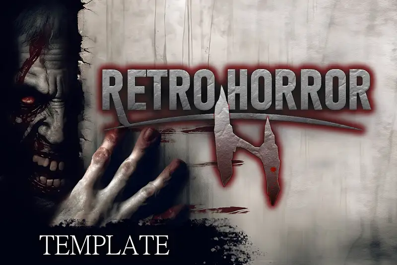 Retro Horror Template Asset Thumbnail