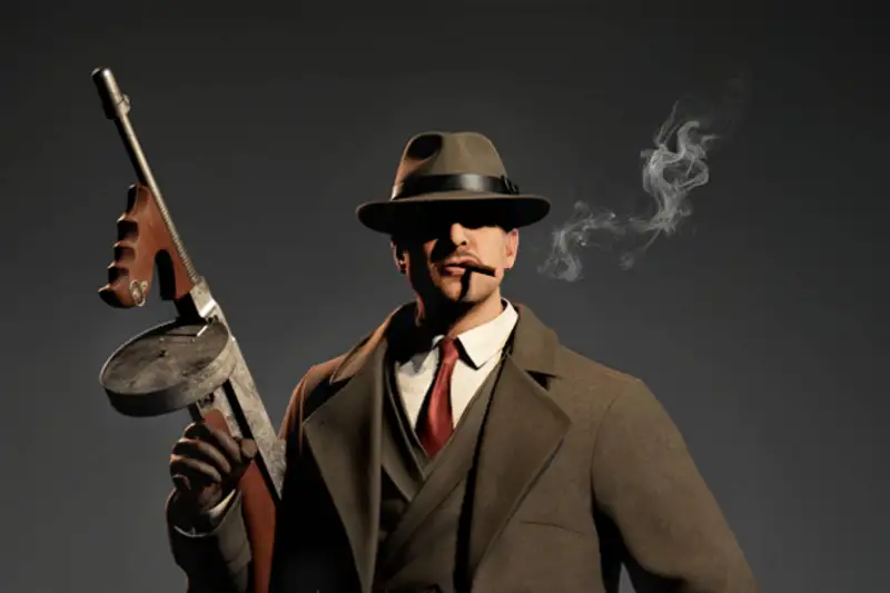 Mafia Gangster 3 Character Model Asset Thumbnail
