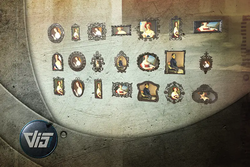 Picture Frames Lowpoly Asset Thumbnail