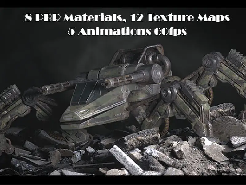 Mech Crawler Asset Thumbnail
