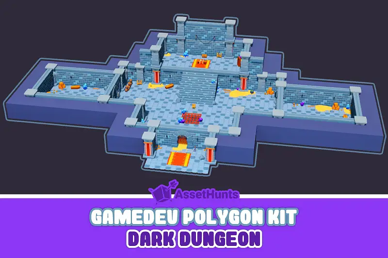 GameDev Polygon Kit - Dark Dungeon [Free Edition] Asset Thumbnail