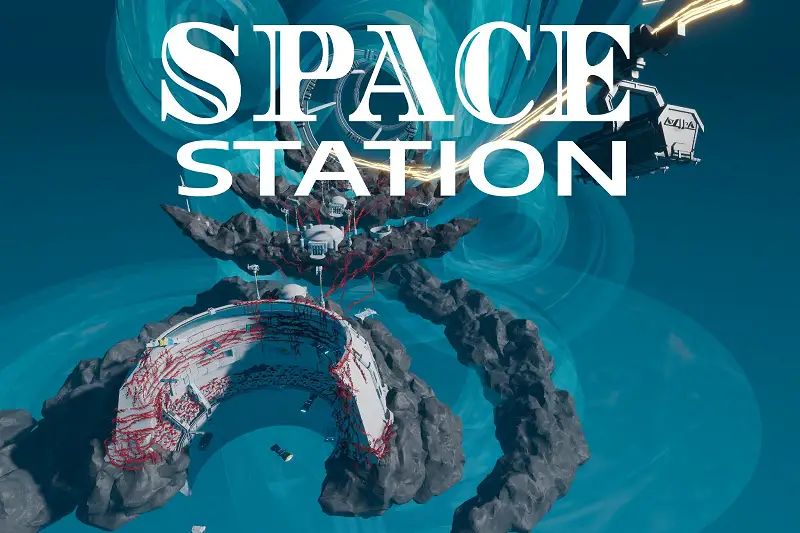 Stylized Space Station Environment Asset Thumbnail