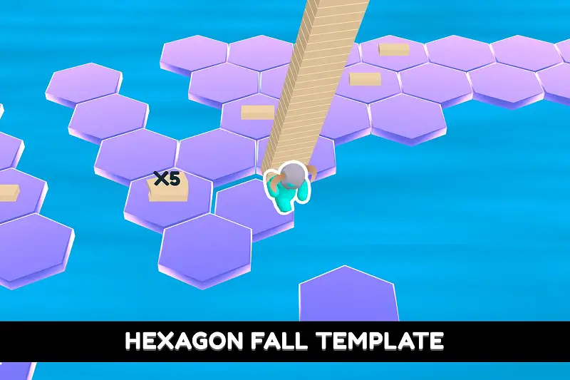 Hexagon Fall | Template + Editor Asset Thumbnail