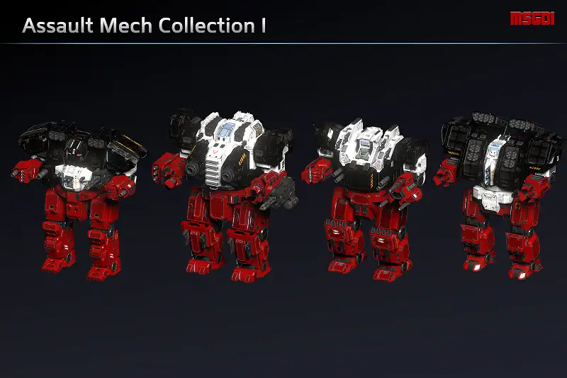 Assault Mechs Collection I Asset Thumbnail