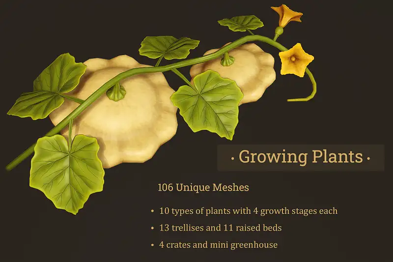 Growing Plants for Unity Asset Thumbnail
