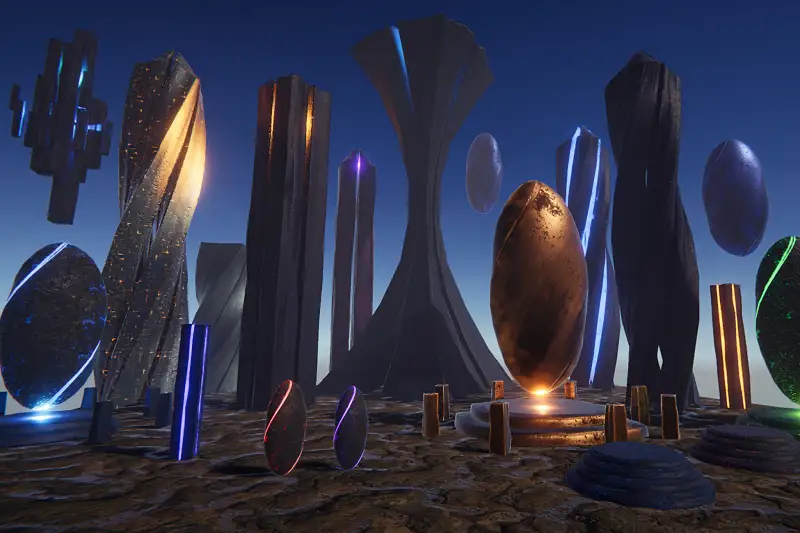 Alien Monoliths Asset Thumbnail