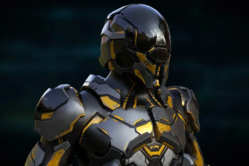 Sci-Fi Trooper Man v1 Asset Thumbnail