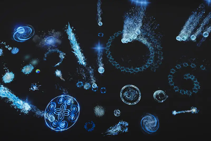 Water RPG Spell Pack (49 VFX) Asset Thumbnail