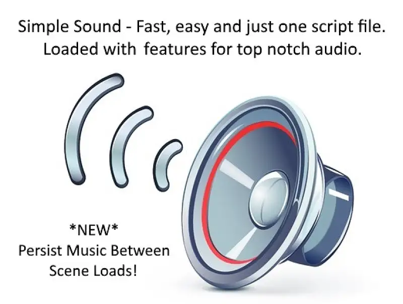 Sound Manager - Audio, Sound and Music Manager for Unity Asset Image