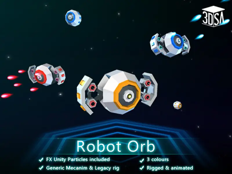 Robot Orb Galaxy series Asset Thumbnail