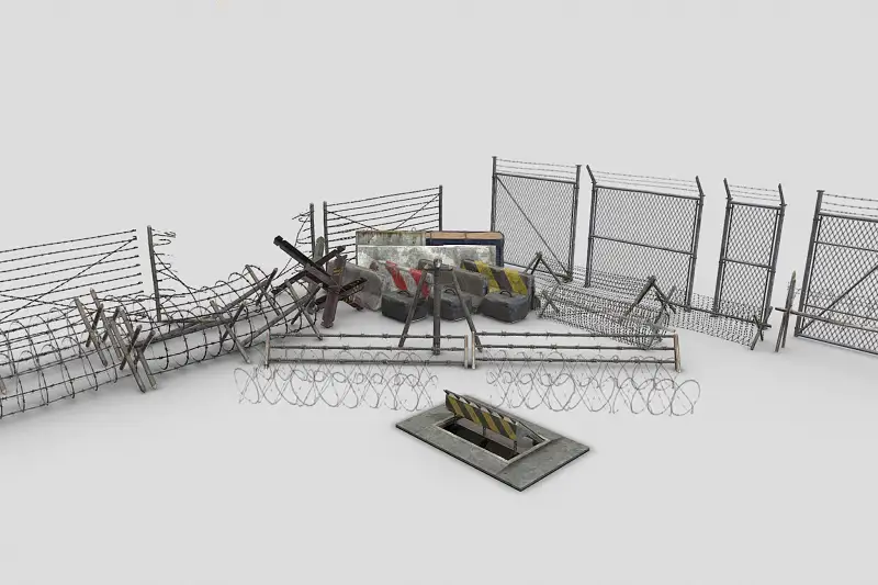 Ultimate Barbwires & Fences 40+ Asset Thumbnail