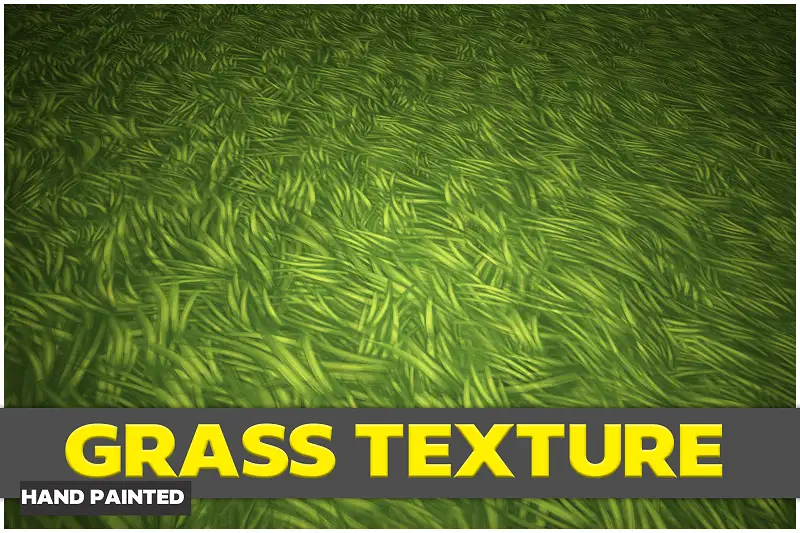 Hand Painted Grass Texture Asset Thumbnail