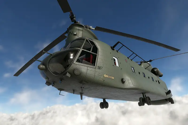 Chinook Helicopter Asset Thumbnail