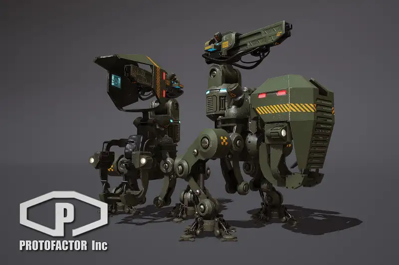 SCI FI: LIGHT BIPED MECH Asset Thumbnail