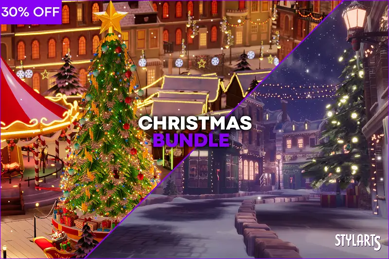 Stylized Christmas Bundle Asset Thumbnail