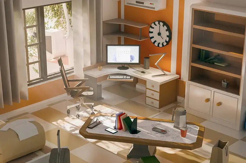 Bedroom / Interior - Low Poly assets Asset Thumbnail