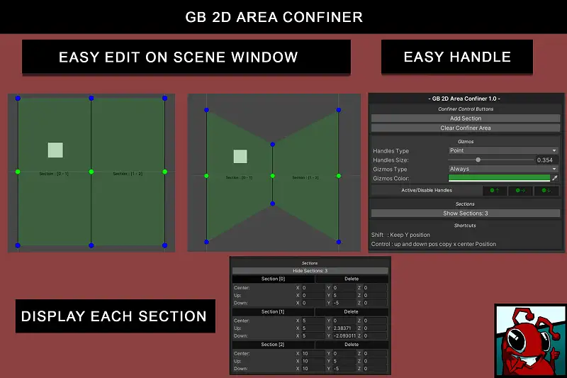 2D Area Confiner: Boundary Control for Unity Asset Thumbnail
