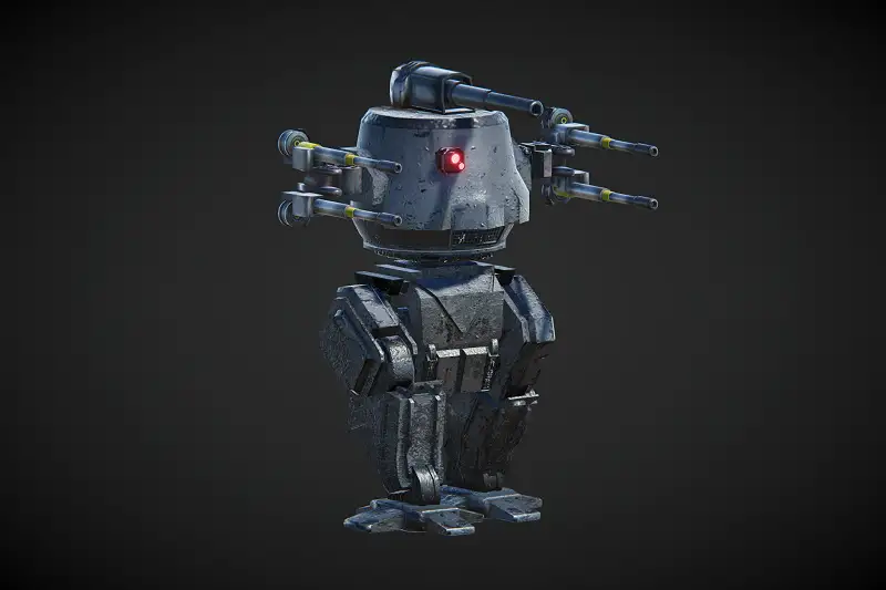 Modular Battle Mech 3 Asset Image