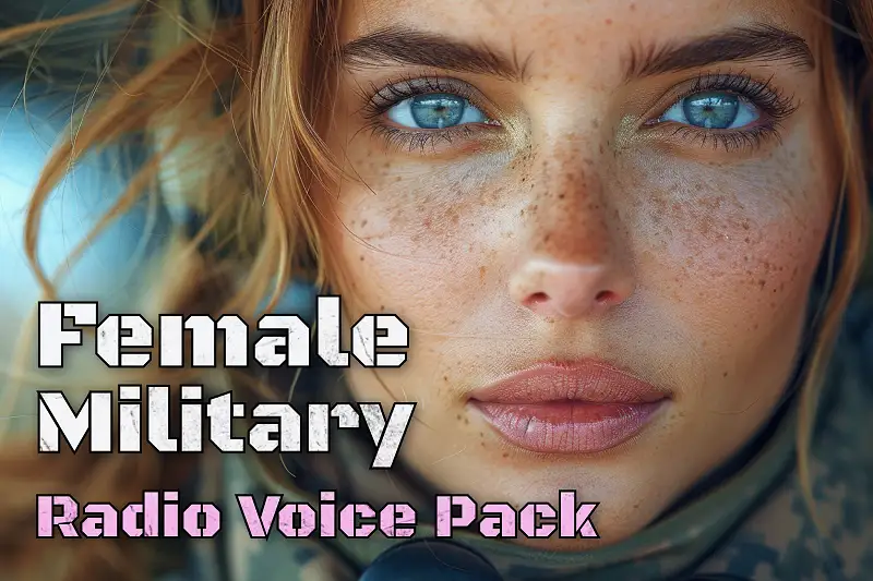 Immersive Female Military Radio Voice Pack Asset Thumbnail