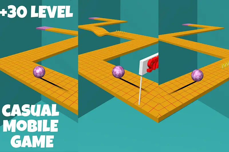 Rapid Roller: A Fast-Paced 3D Ball Runner Game Asset Thumbnail