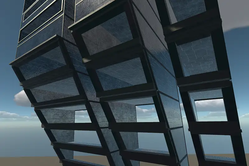 OWA Extrusion Overhangs for Buildings: Cyberpunk, Sci-Fi, Futuristic, Modern Asset Thumbnail