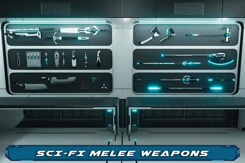 Sci-Fi Melee Weapons Package Asset Thumbnail