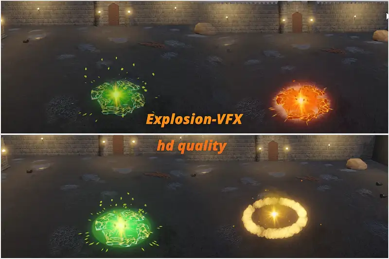 Explosion Effect Pack for Unity Asset Thumbnail